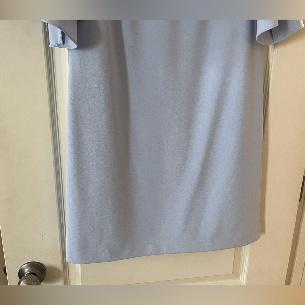Lauren Ralph Lauren Light Blue Ruffle Sleeve Dress Women’s Size 8 - Picture 7 of 15